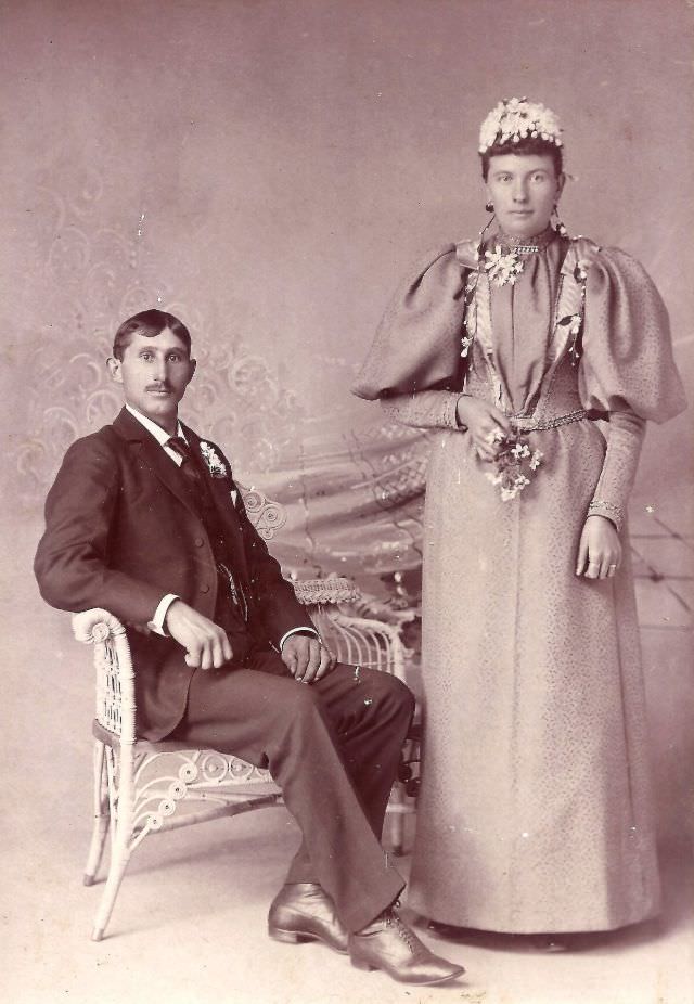 Stunning Historical Photos of Victorian Couples on the Wedding Day