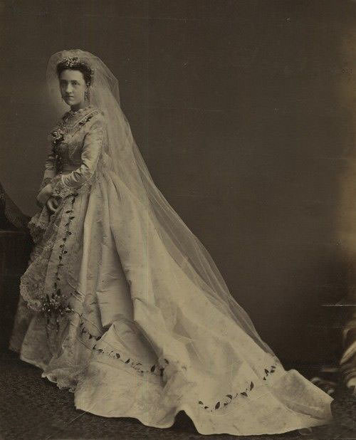 Bride in the late 1860s