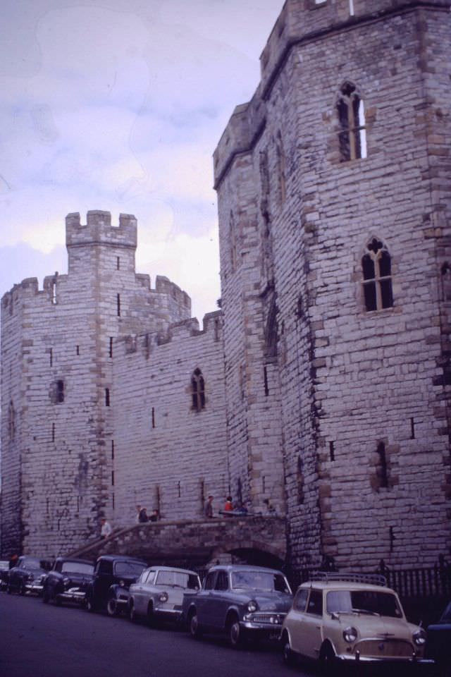 Caernarvon Castle, Caernarvonshire, 1960s