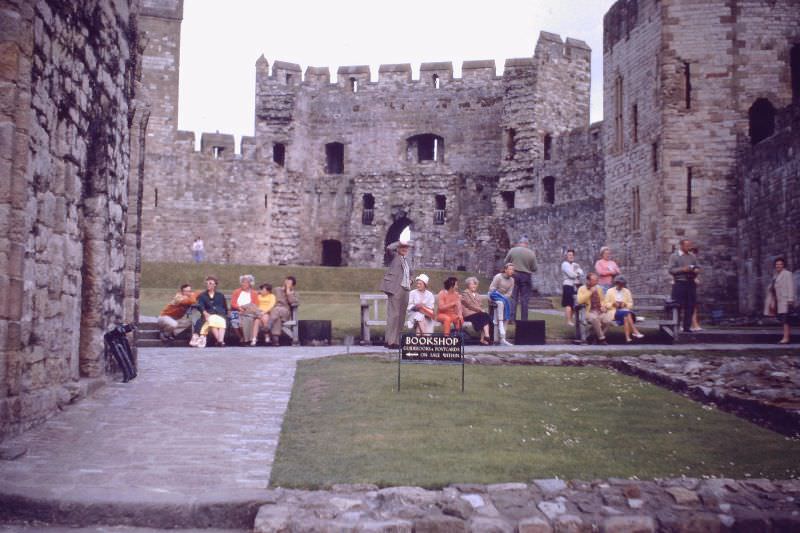 Caernarvon Castle, Caernarvonshire, 1960s