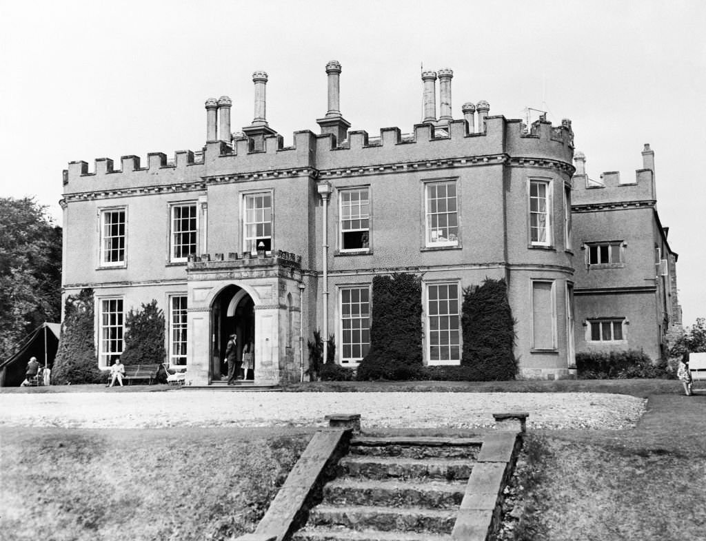 Penllyn Castle is a Norman architecture castle, in Cowbridge, Vale of Glamorgan South Wales, 1961.