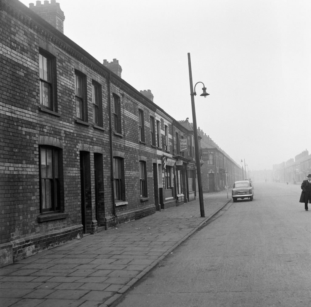The home of Shirley Bassey's mother Eliza in Tiger Bay, Cardiff, 22nd January 1960.