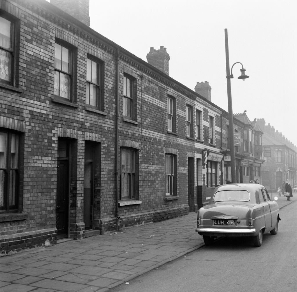 The home of Shirley Bassey's mother Eliza in Tiger Bay, Cardiff, 22nd January 1960.