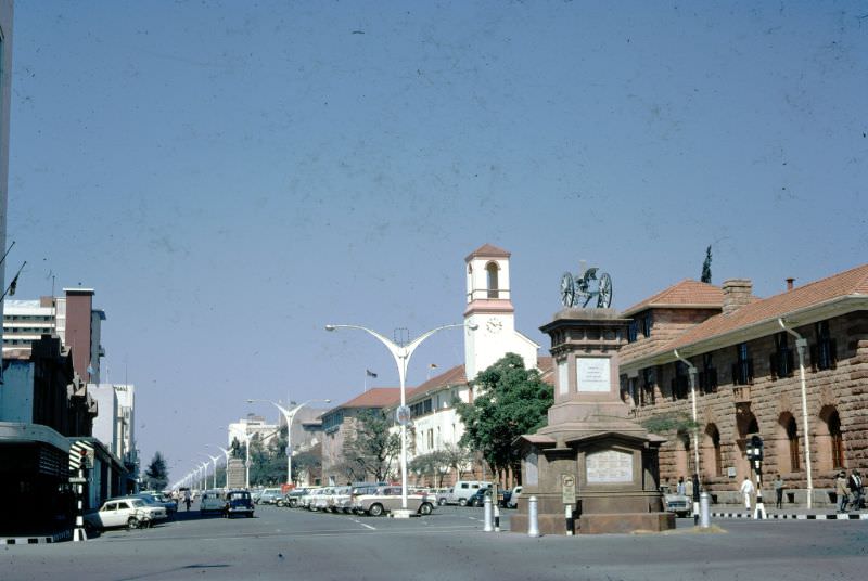 Main Street, Bulawayo, Rhodesia (now Zimbabwe), September 9, 1968