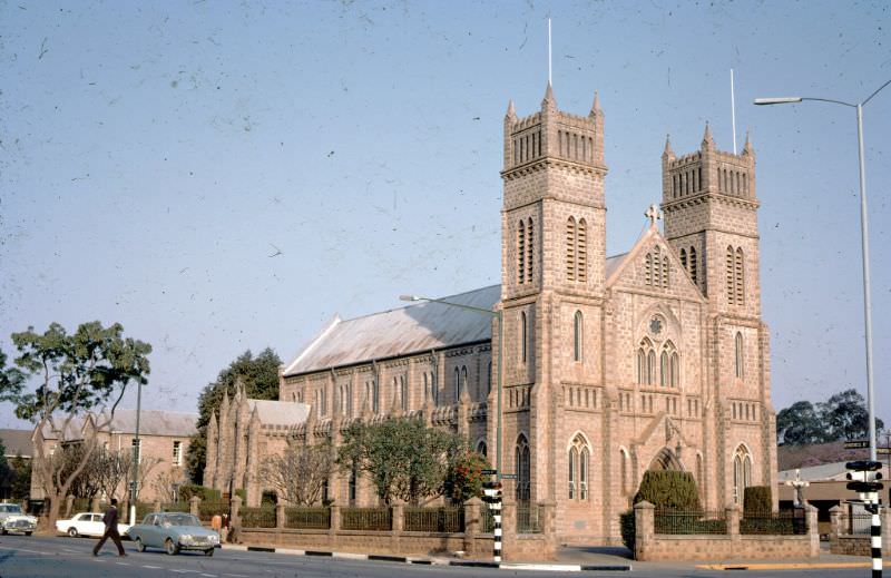 Roman Catholic Cathedral, Salisbury, now Harare, Rhodesia, now Zimbabwe, September 28, 1968