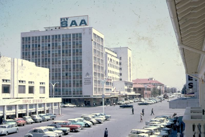 Main Street of Bulawayo in what was then Rhodesia, now Zimbabwe, September 9, 1968