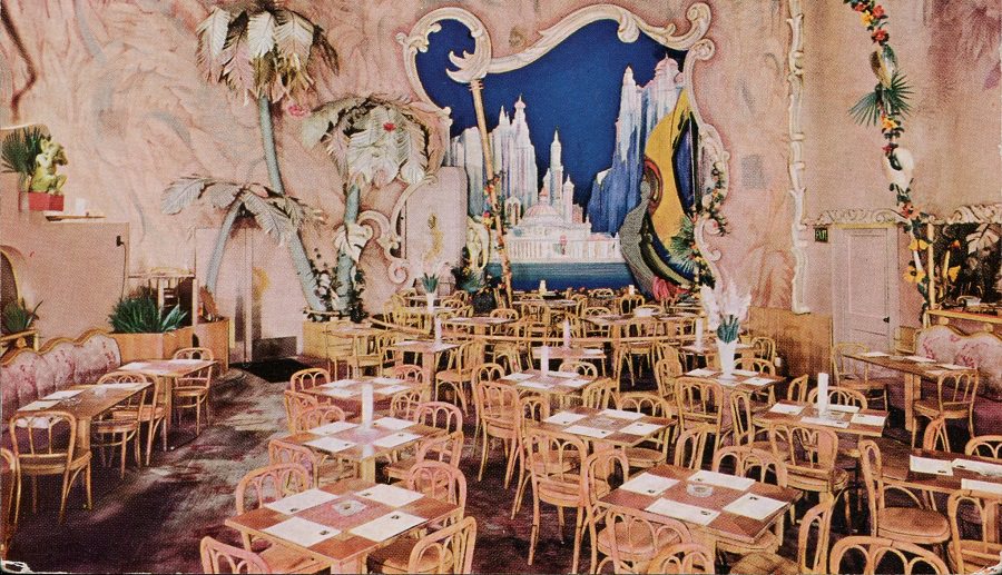 Beautiful and Unique Restaurants US 1950s