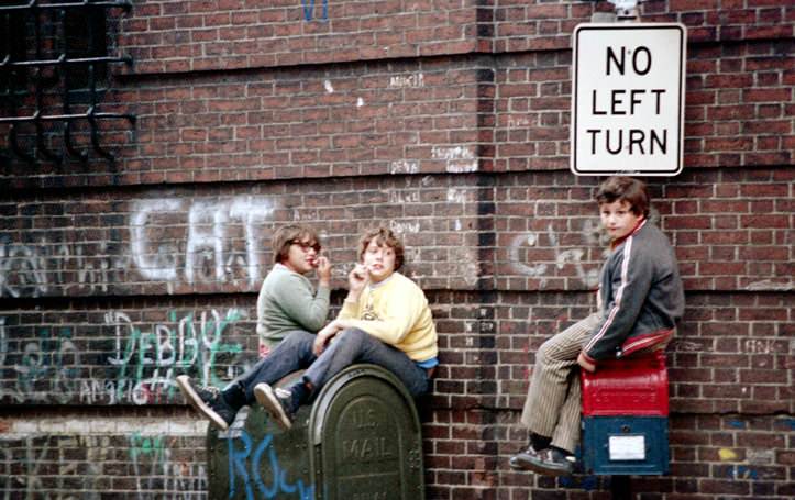 Boston Children Playing 1970s