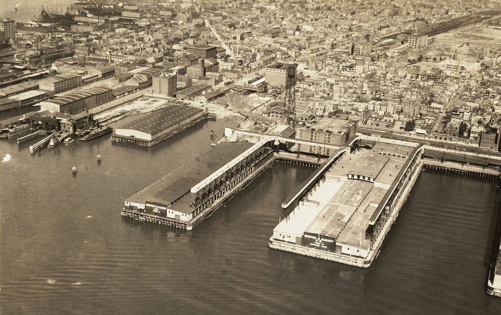 Boston aerial photos 1920s