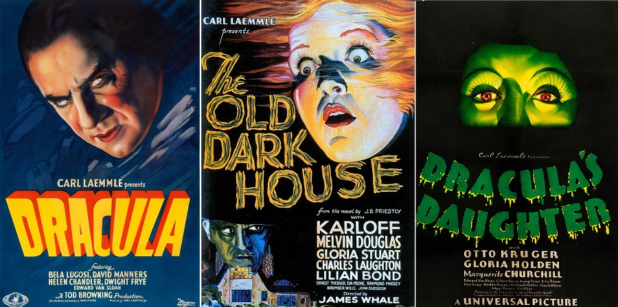 Classic Monster movies posters 1930s