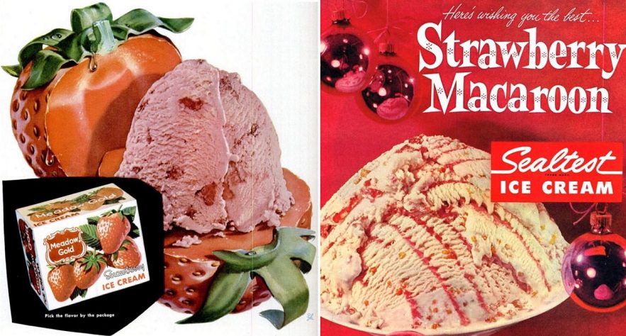 Ice Cream ads 1950s