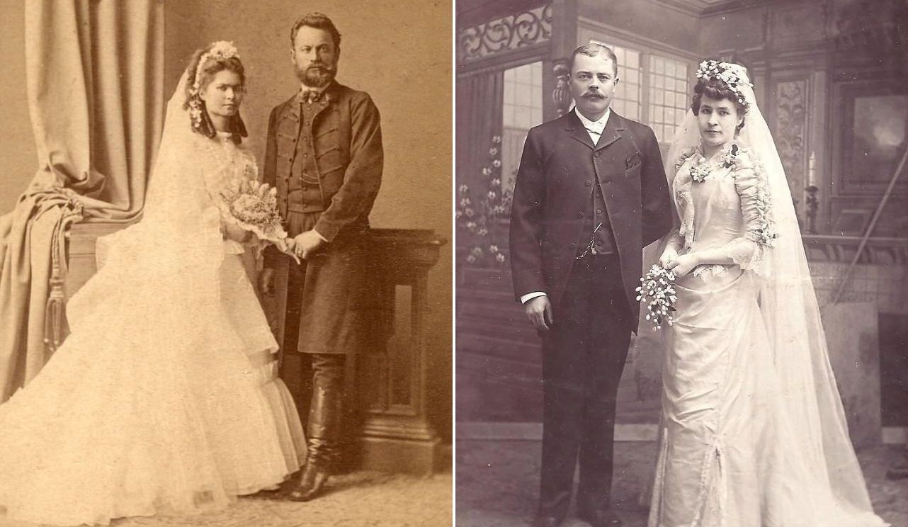 Victorian Couples on Wedding Day