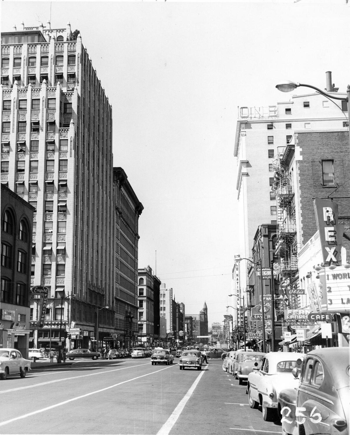 Downtown Spokane, 1940s