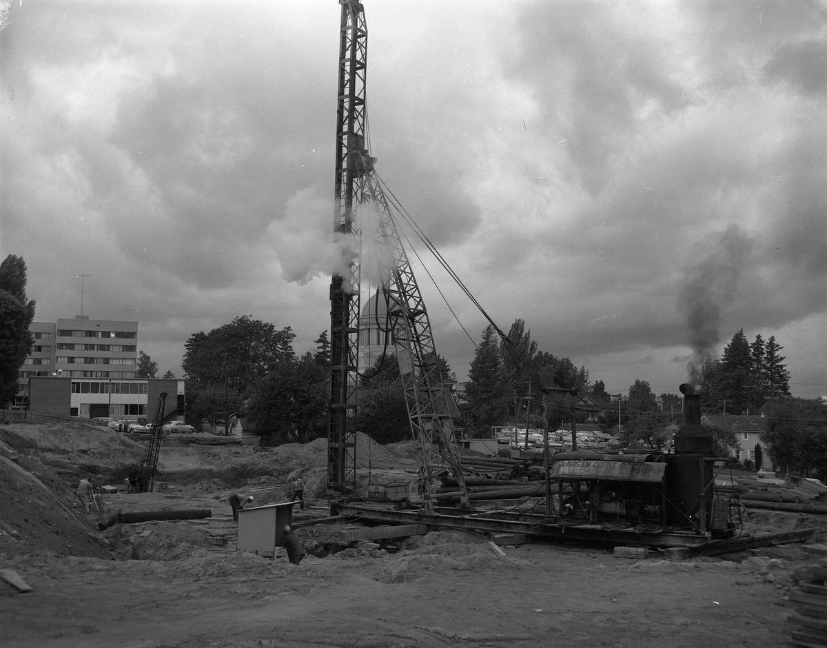 Employment Security Building construction, 1960