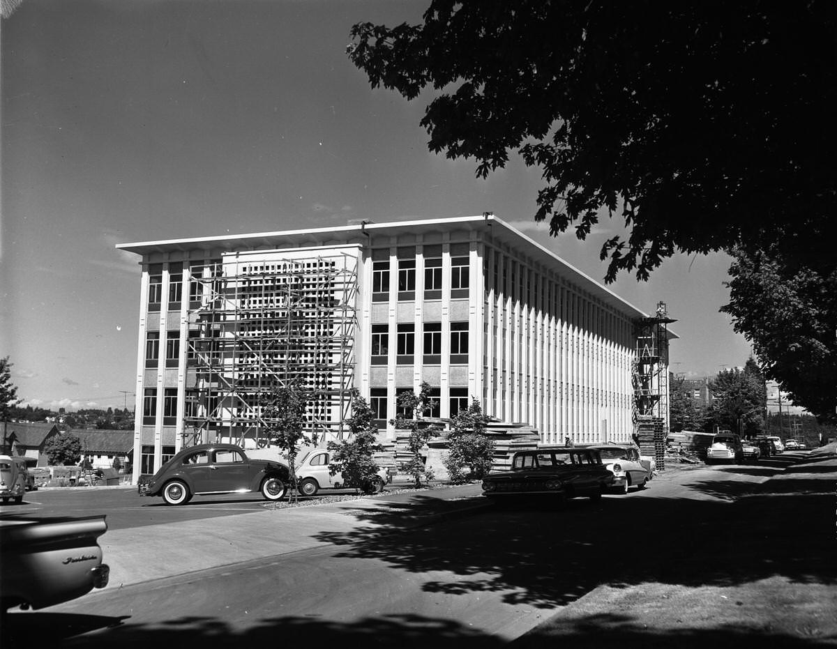 Employment Security Building construction, 1961