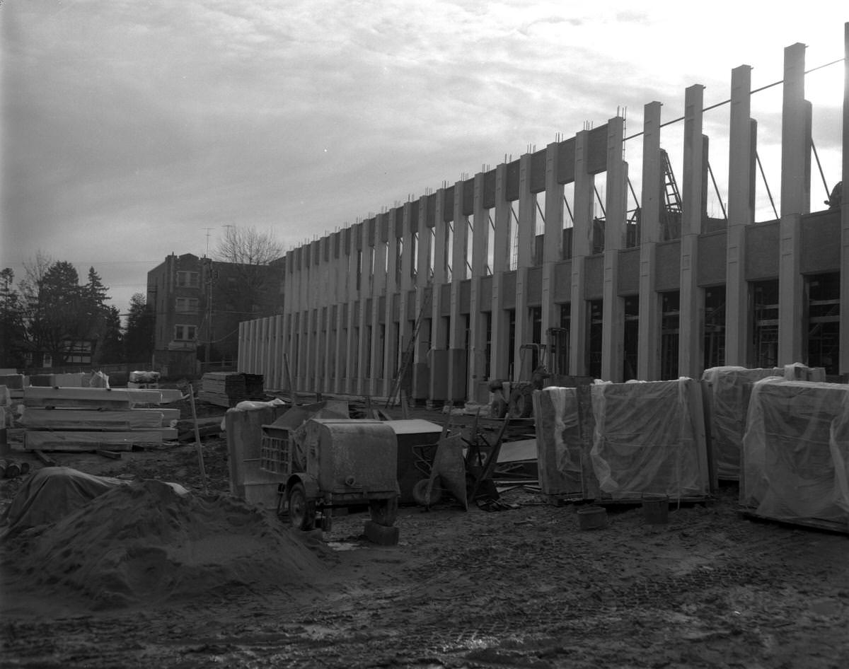 Employment Security Building construction, Olympia, 1961