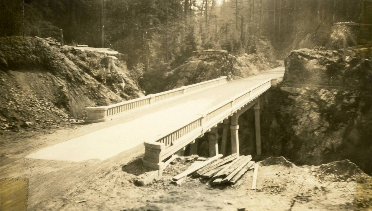 Bridge near Camp Mason Tanner, 1927
