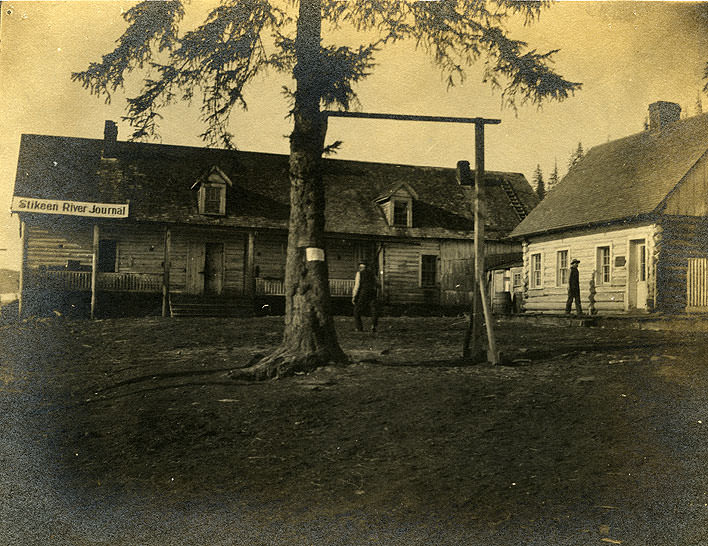 Views in Fort Wrangle Alaska, Main Street, 1890s