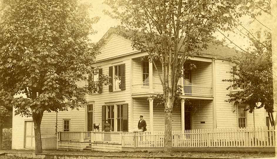The Robert and Abigail Hunt Stuart house, Olympia, 1890s