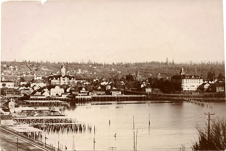 Olympia viewed from West Side, 1899