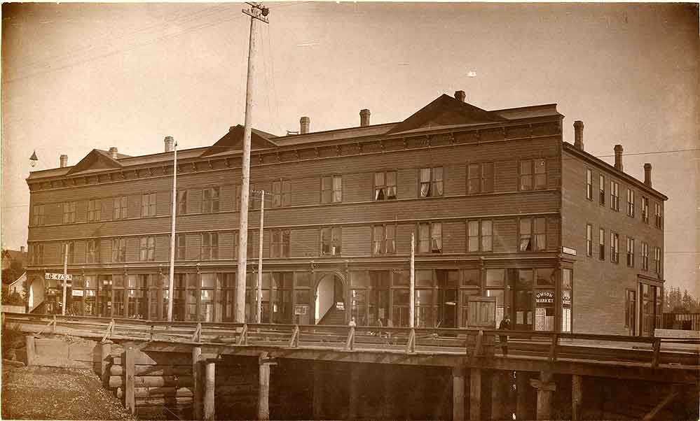 Union Block, East Fourth Street, Olympia, 1894