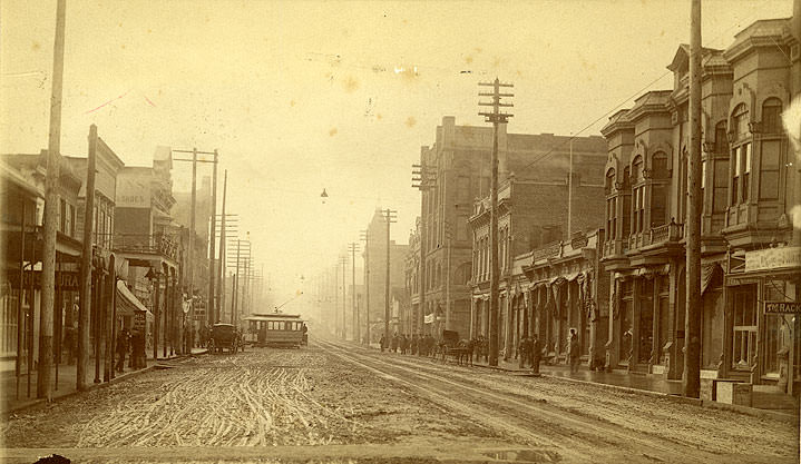 Main Street, Olympia, Looking South, 1890