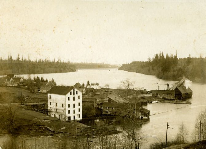 Deschutes Estuary at Tumwater, Olympia, 1890