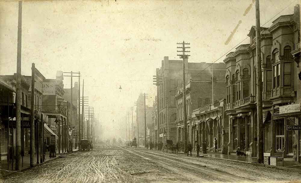 Olympia's Main Street Looking South, 1890