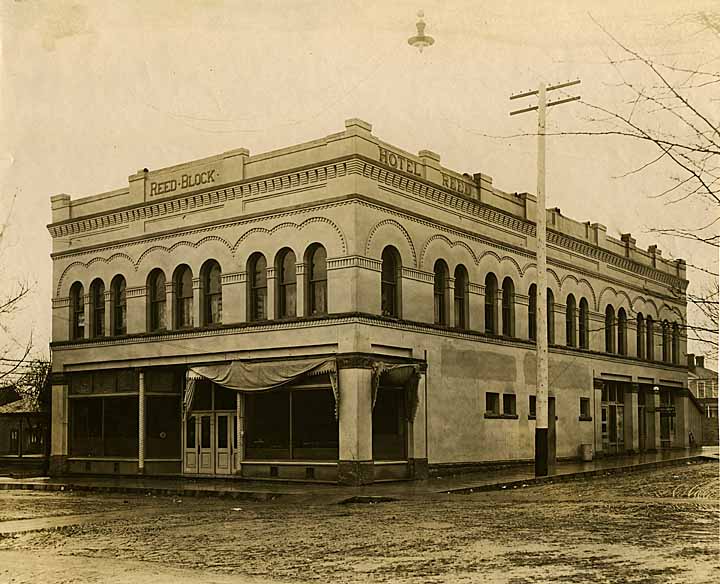 The Reed Block in Olympia, 1890s