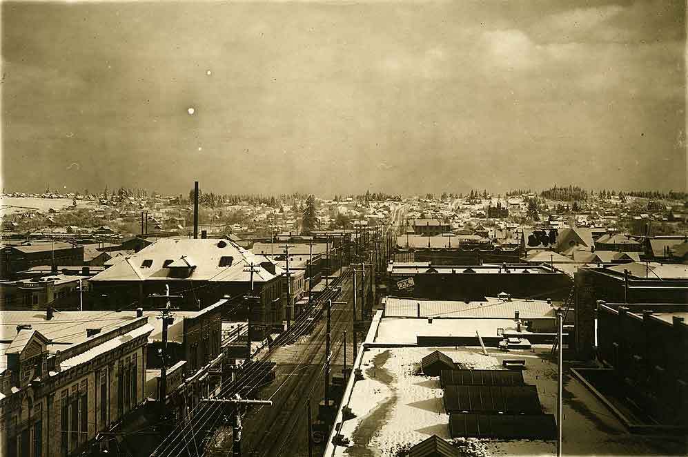 View from Kneeland Hotel, Olympia, 1920s