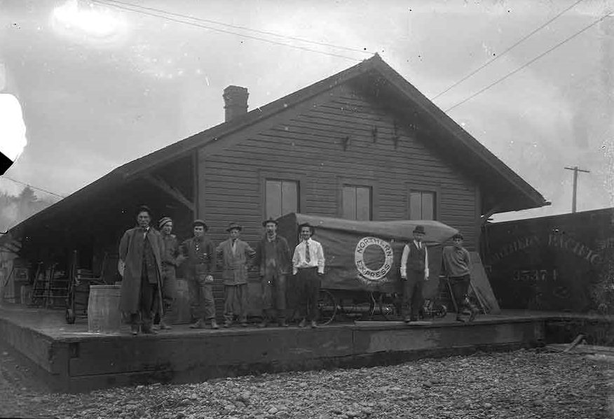 Northern Pacific Depot, Olympia, 1914