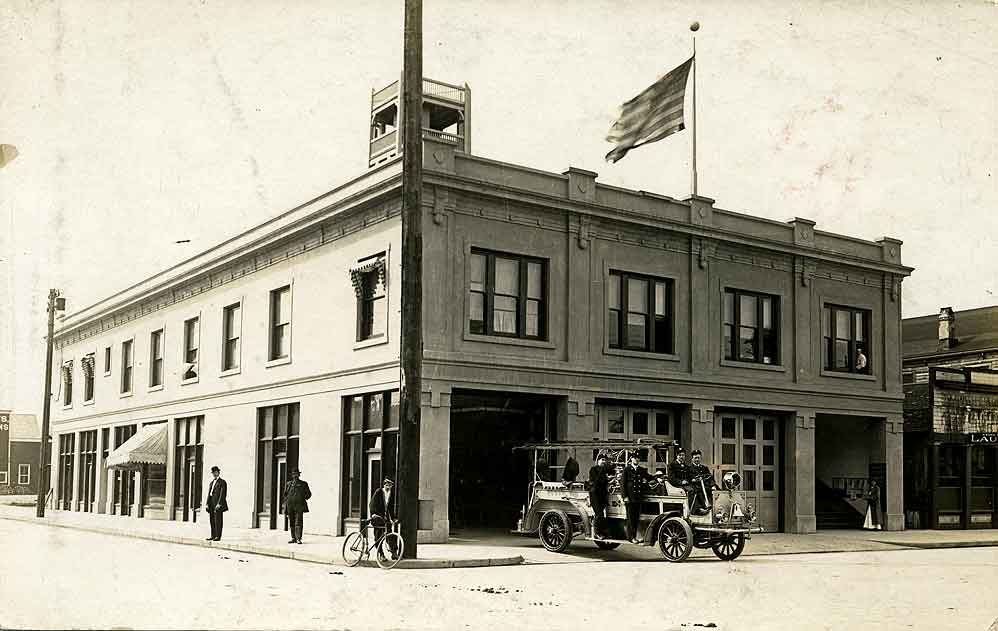 Old Fire Department Station, Olympia, 1912