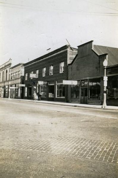 Bohac Harness Shop and Fourth Ave, Olympia