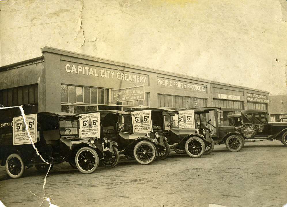 Capital City Creamery building, 1920