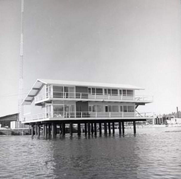 The exterior of the new Capital Savings and Loan building, Olympia, 1963