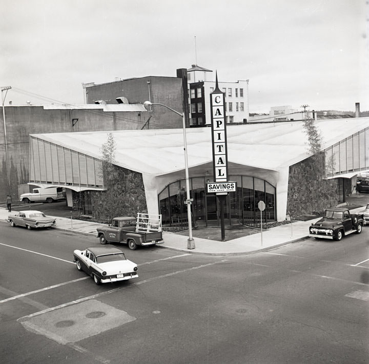 A civil defense exercise involving Olympia, 1962