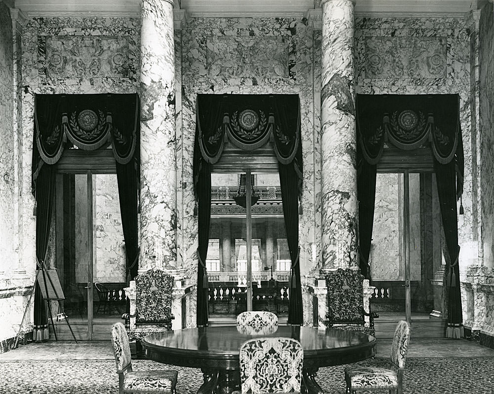Legislative Building reception room, Olympia, 1949
