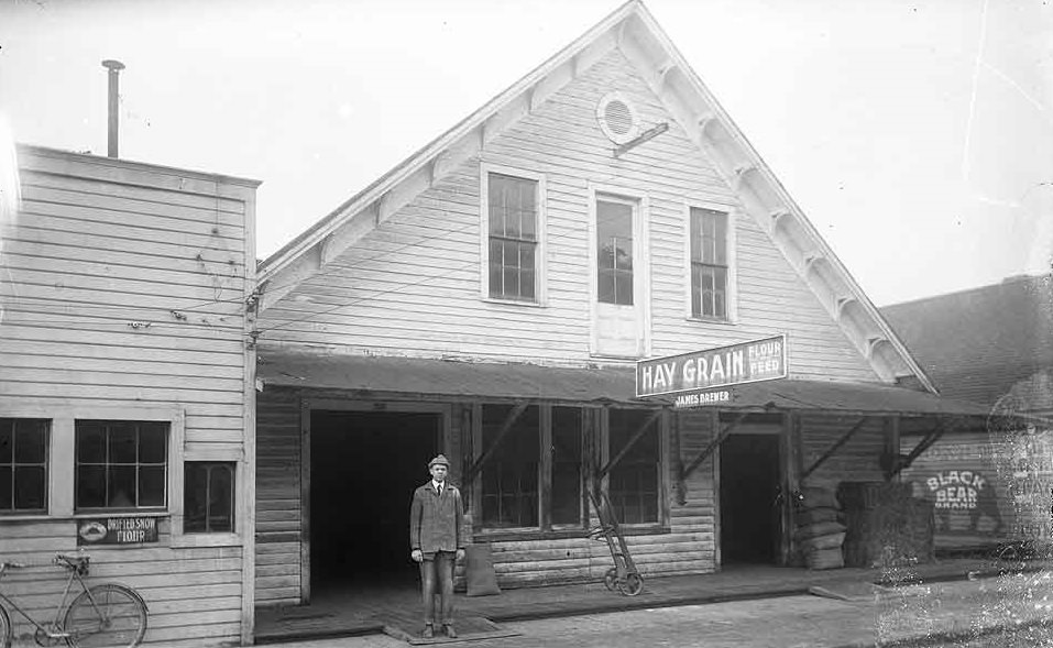 James Brewer Hay and Grain store, Olympia, 1914