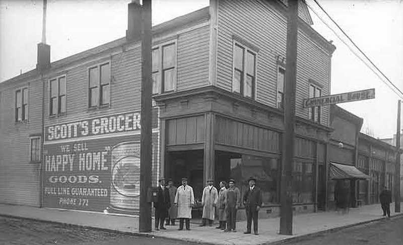 Scott's Grocery, 329 Fourth Avenue, Olympia, 1914
