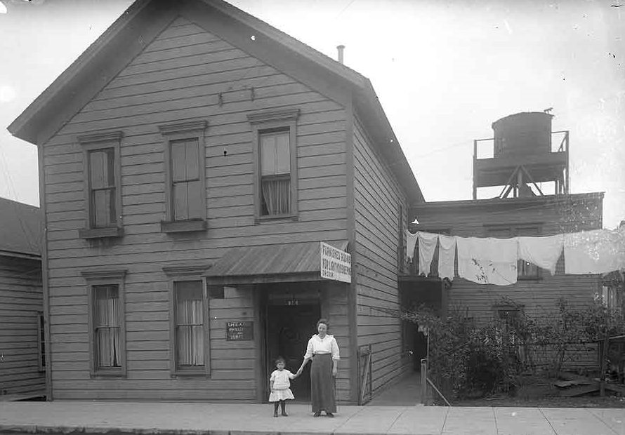 The home and office of Dr. Lucie Cook, physician and surgeon, 314 Franklin, Olympia, 1914