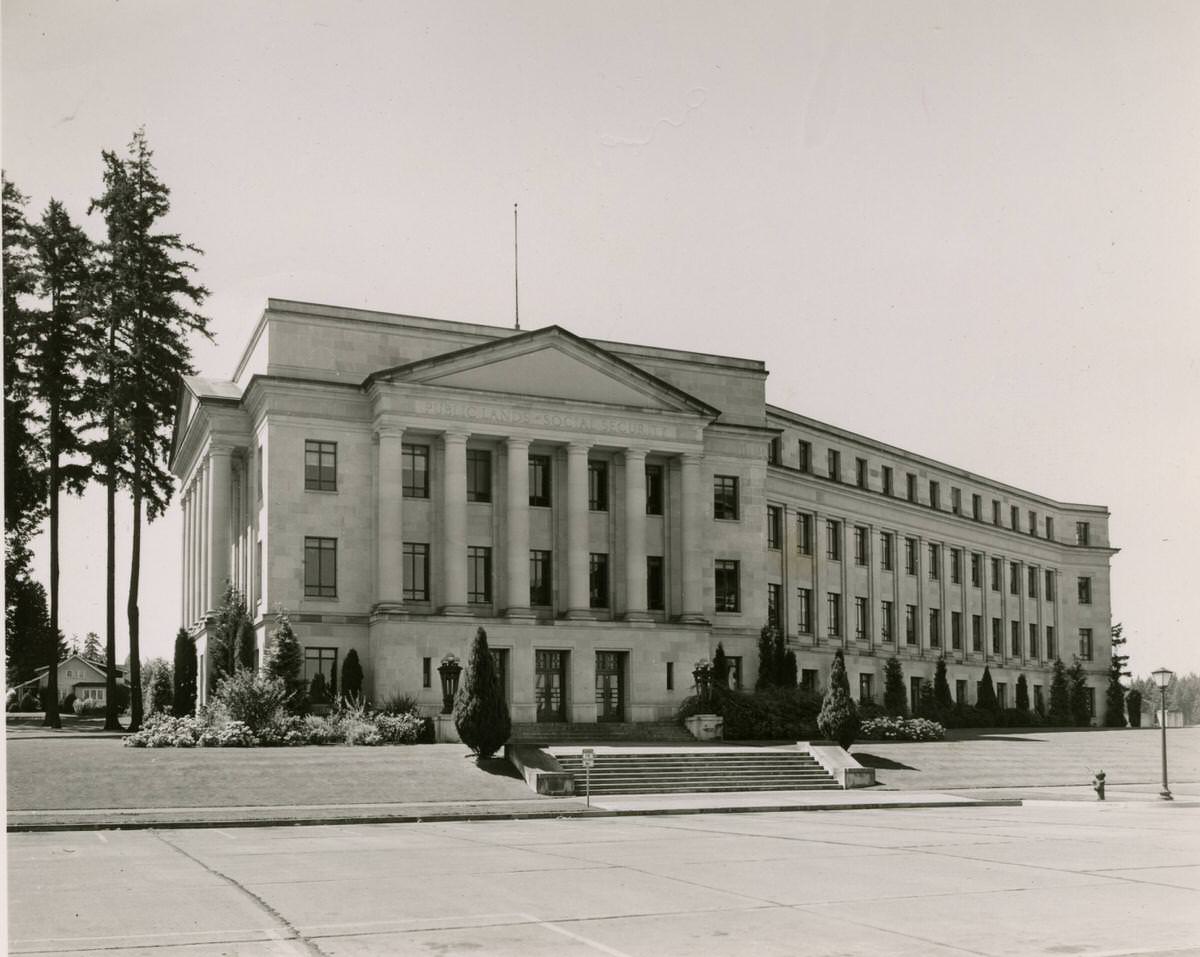 Cherberg building, Olympia, 1960