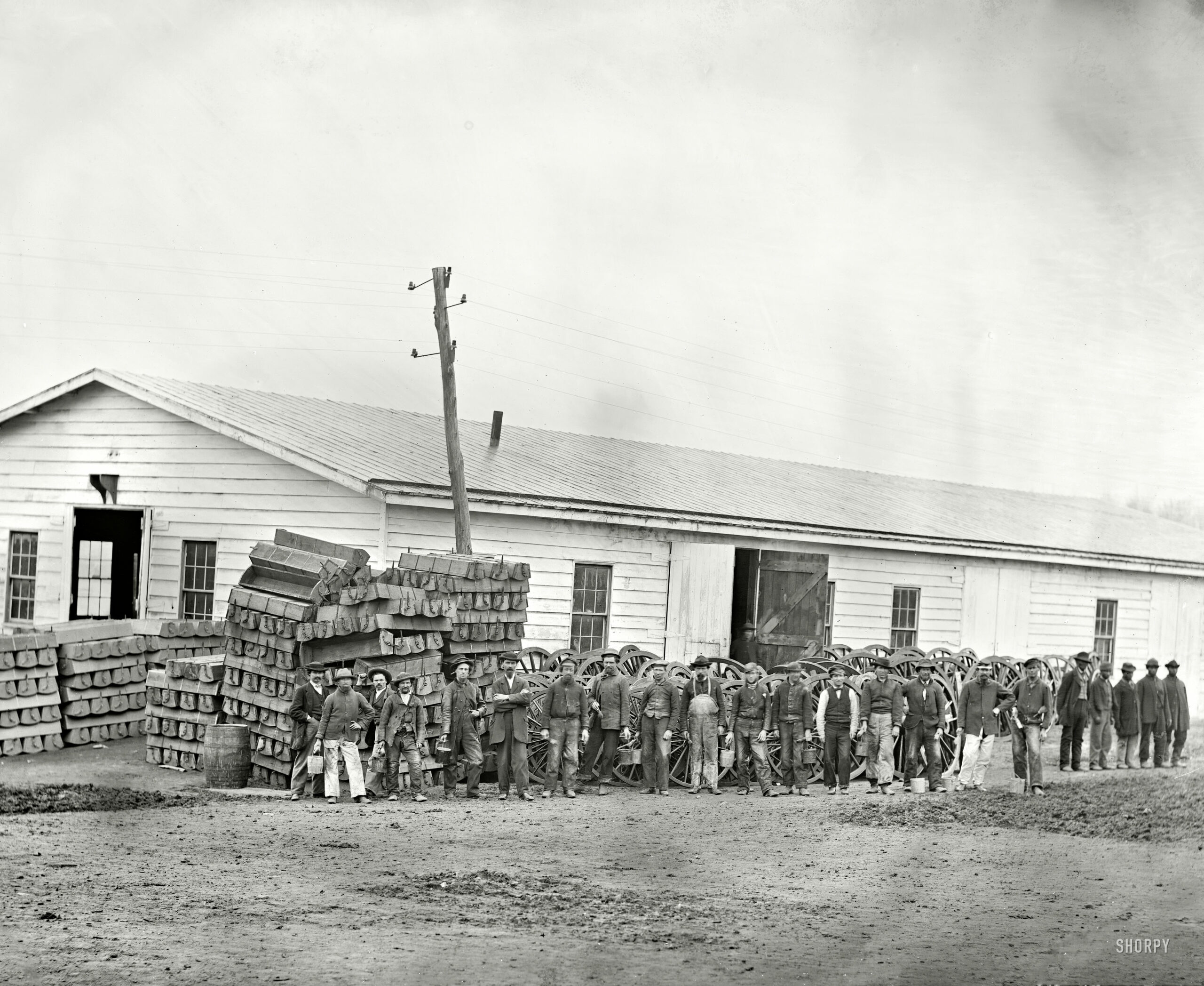 District of Columbia. Government repair shops. Paint Shop, Washington, D.C., 1865.