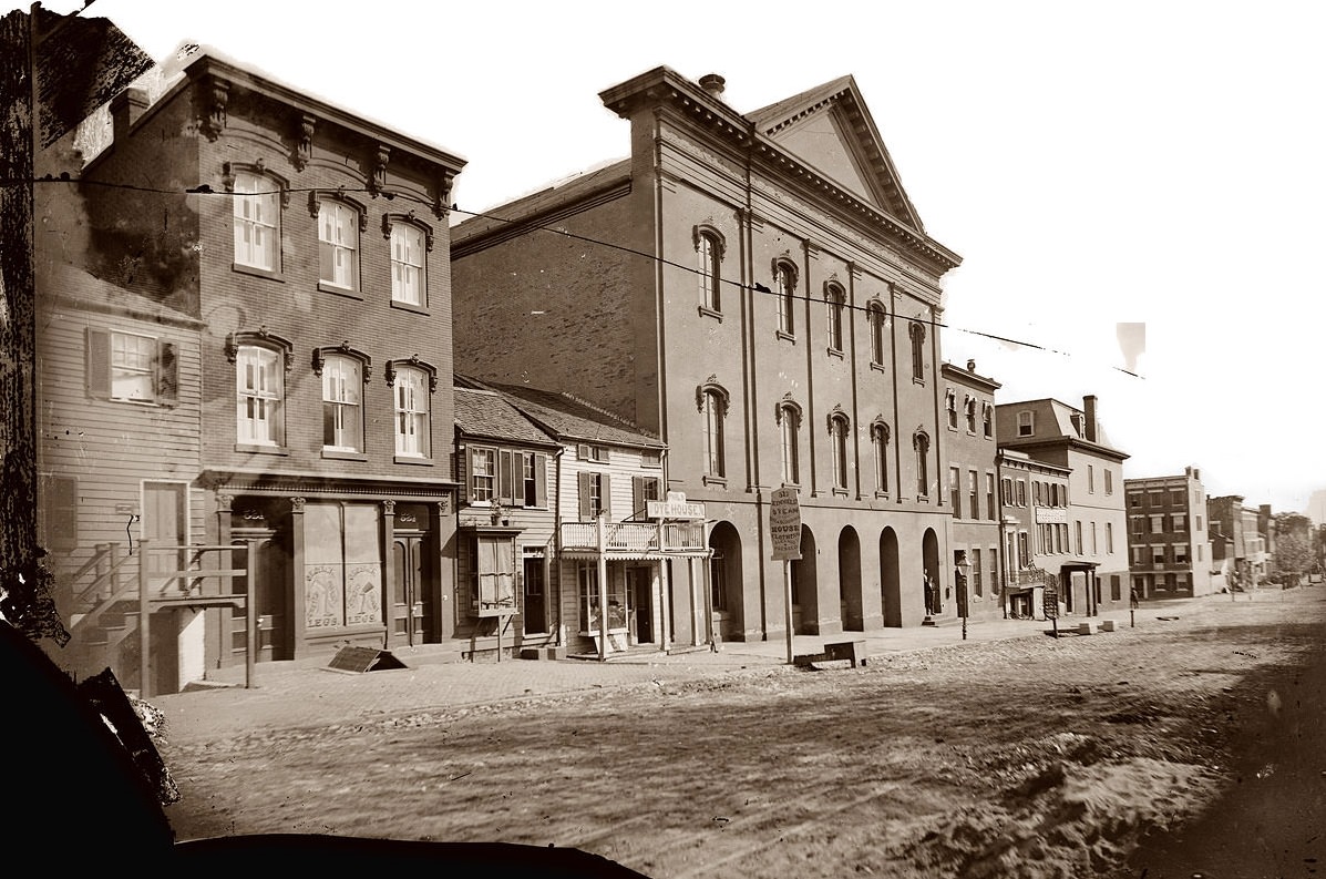 Old Ford's Theatre in Washington, D.C., where Abraham Lincoln was shot in 1865.