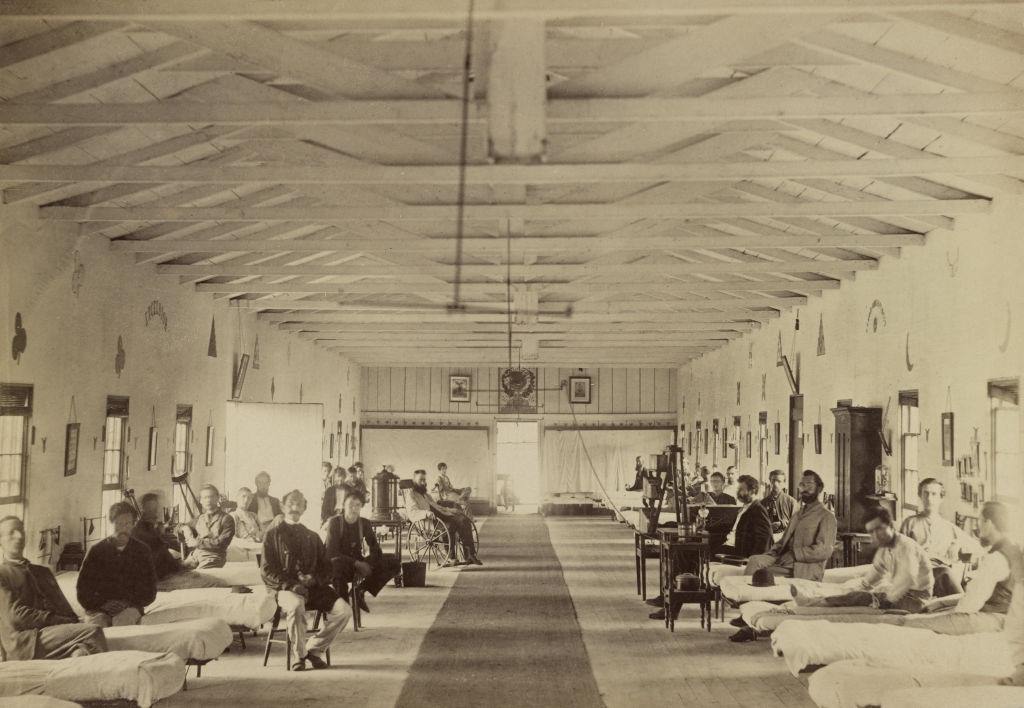 Ward K, Armory Square Hospital, Washington DC, 1864