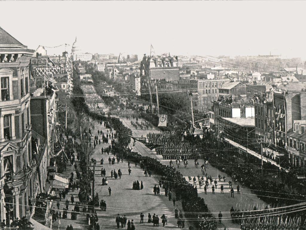 A fete day in the American capital, Washington DC, 1895.