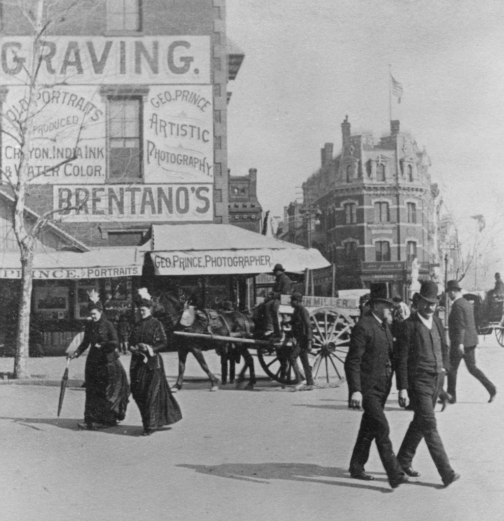 Corner Of Pennsylvania Avenue & 14th Street, Washington, D.C., 1890.