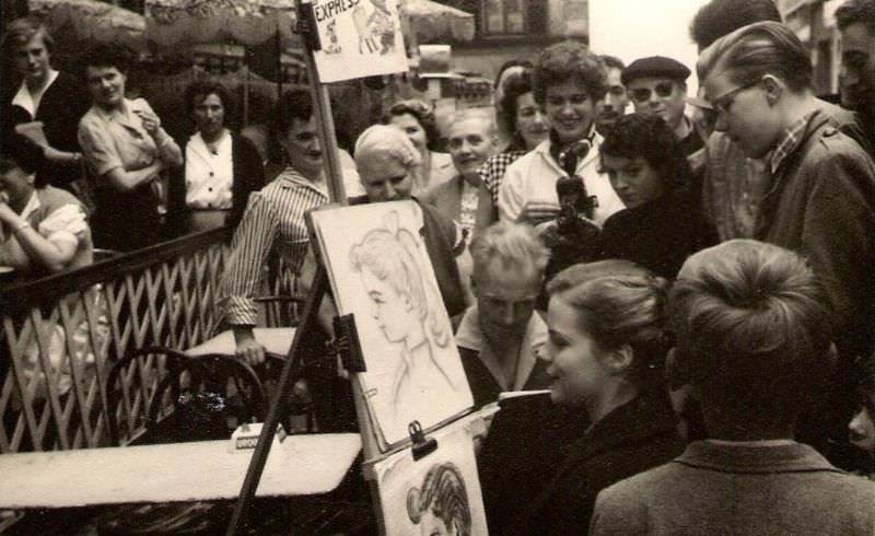 Place du Tertre, 1950s