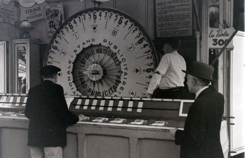 Lottery, Barbes-Rochechouart Metro, 1950s