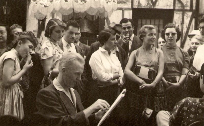 Place du Tertre, 1950s