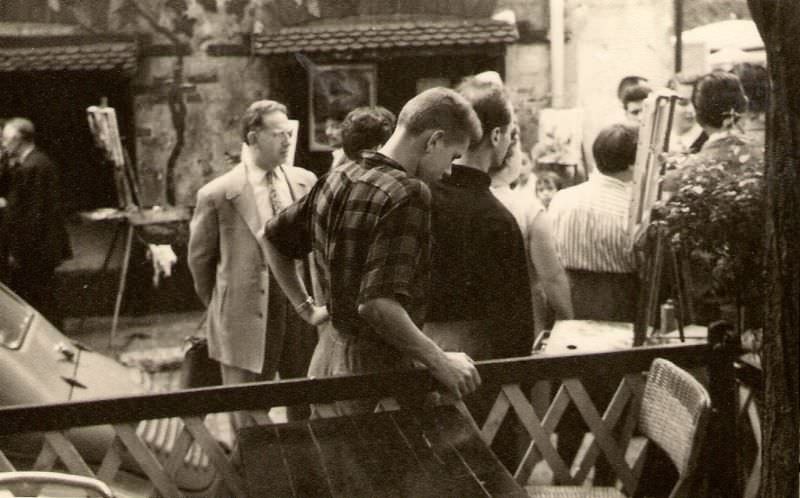 Place du Tertre, 1950s